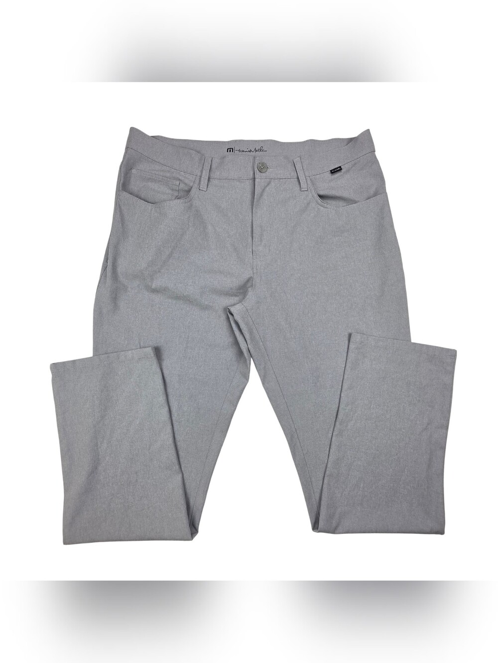 Travis Mathew Open to Close Pants Mens 36x31 Gray Golf Performance 1MT435
